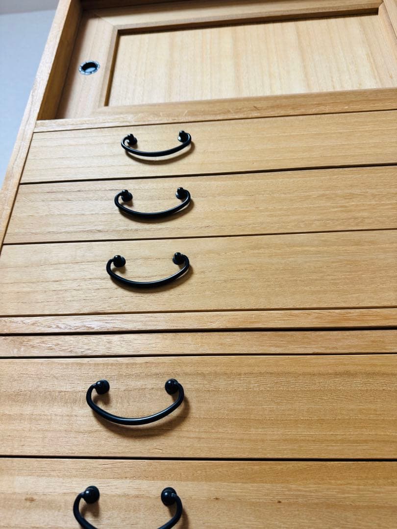 福岡発 桐タンス 13段 引き戸タイプ 着物用 木製 押入れ 箪笥 引き出し