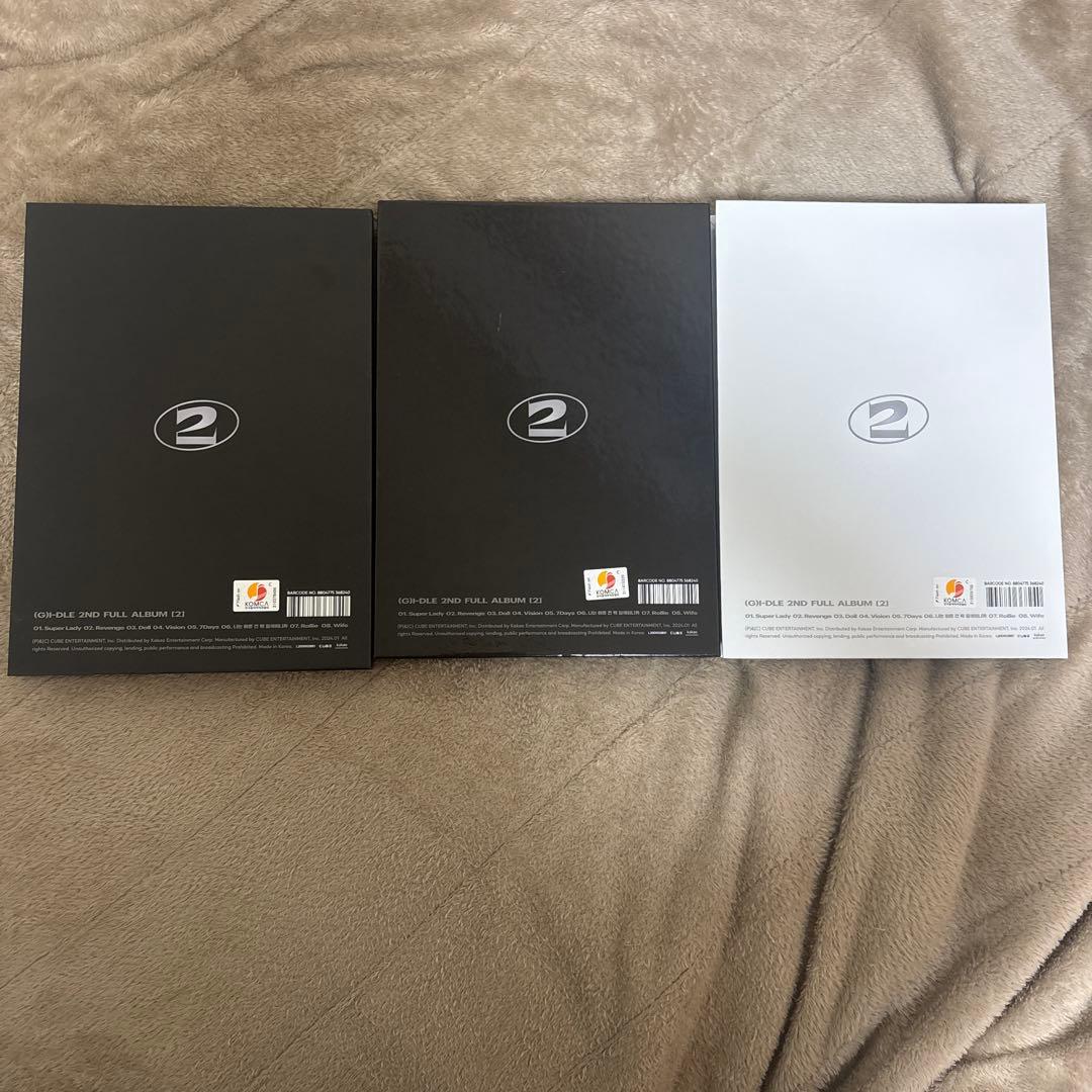 (G) I-DLE Super Lady アルバム3種