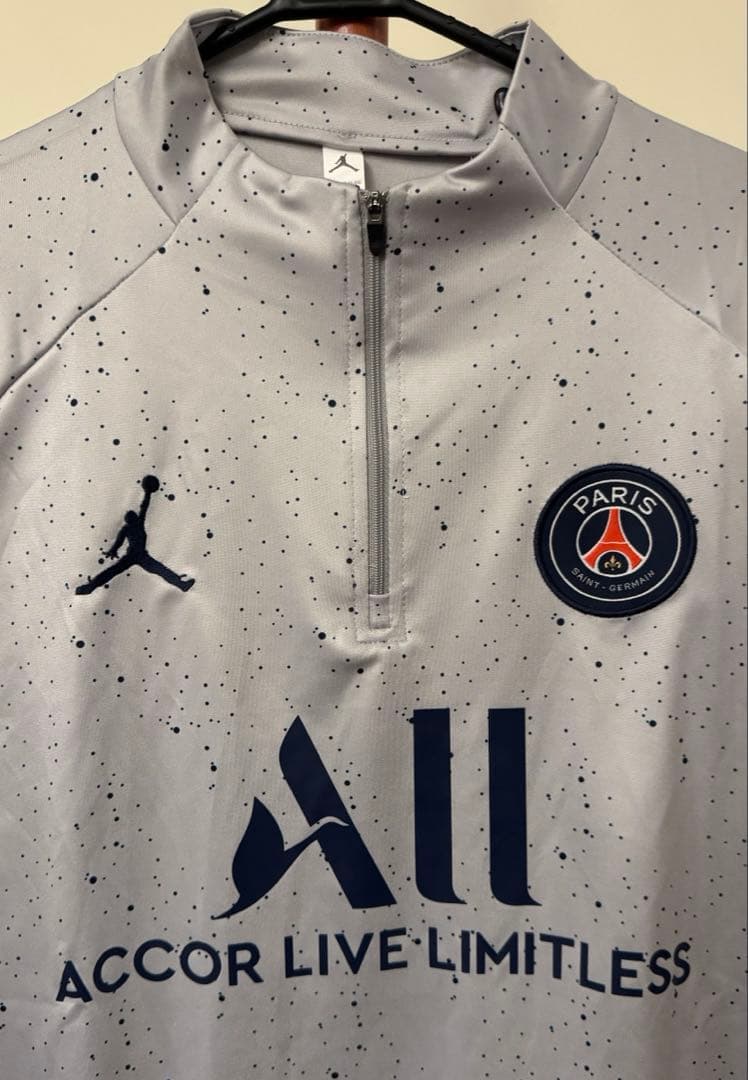 パリサンジェルマン ドリルトップ セットアップ グレー ネイビー