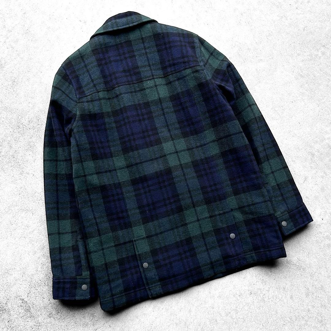 90s L.L.Bean エルエルビーン チェック柄 メルトン ウールジャケット