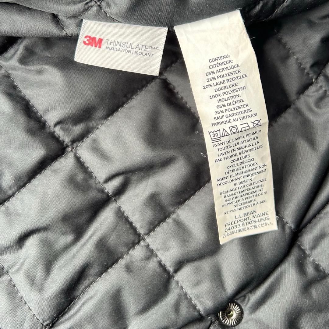 90s L.L.Bean エルエルビーン チェック柄 メルトン ウールジャケット