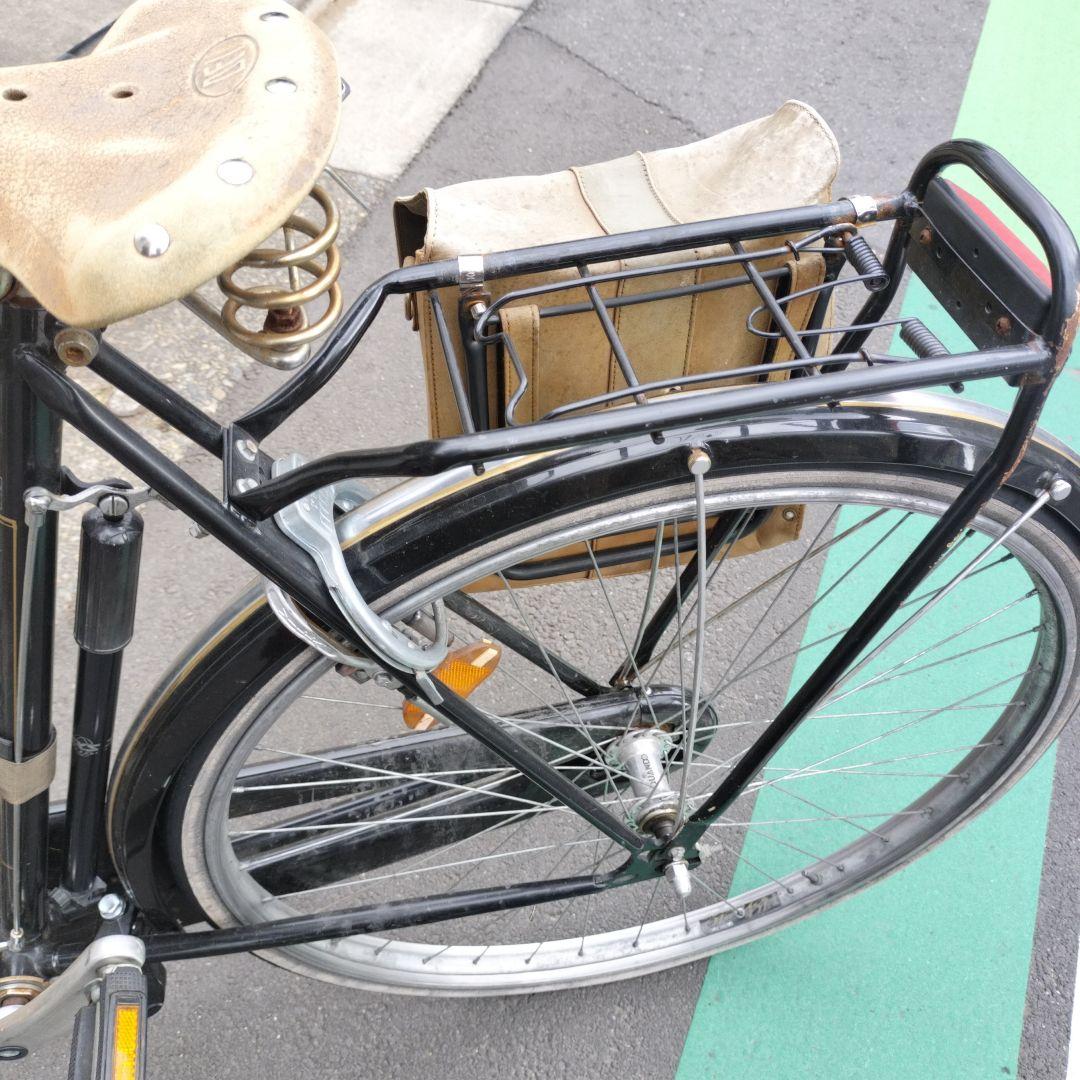 Atala 実用車　イタリア製　シティサイクル ブラック サドルバッグ付き