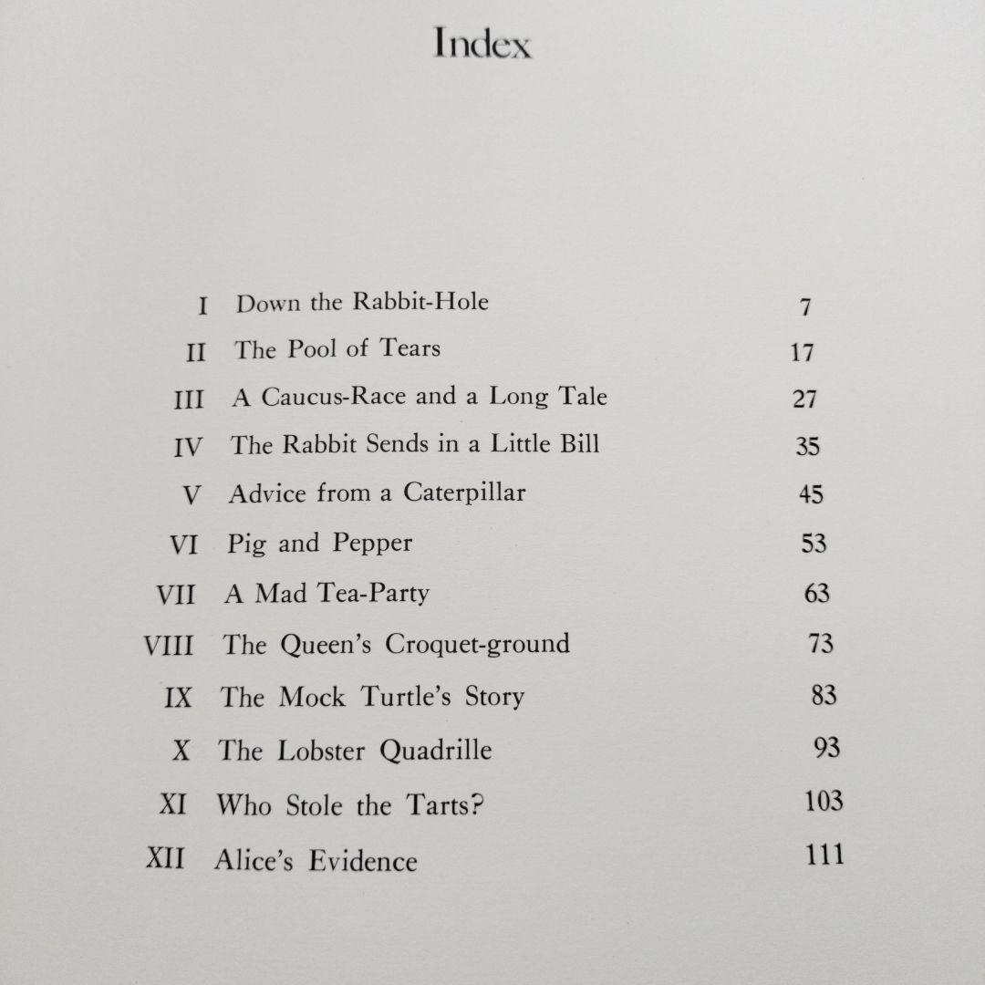 Alice❜s Adventures in Wonderland　洋書