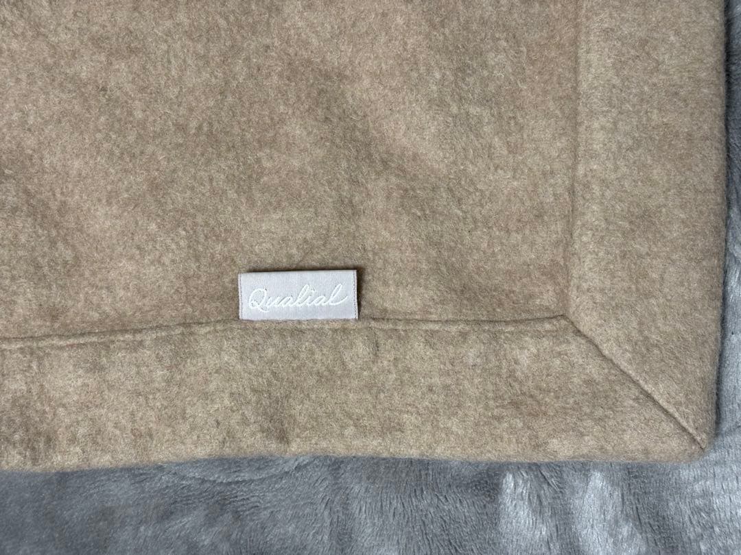 西川　カシミヤ100%毛布　シングル　ベージュ