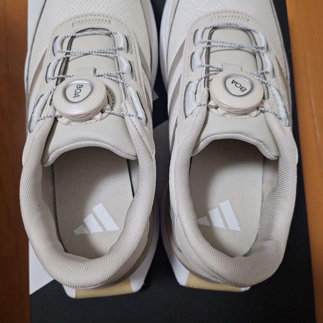 adidas BOA ゴルフシューズ ベージュ