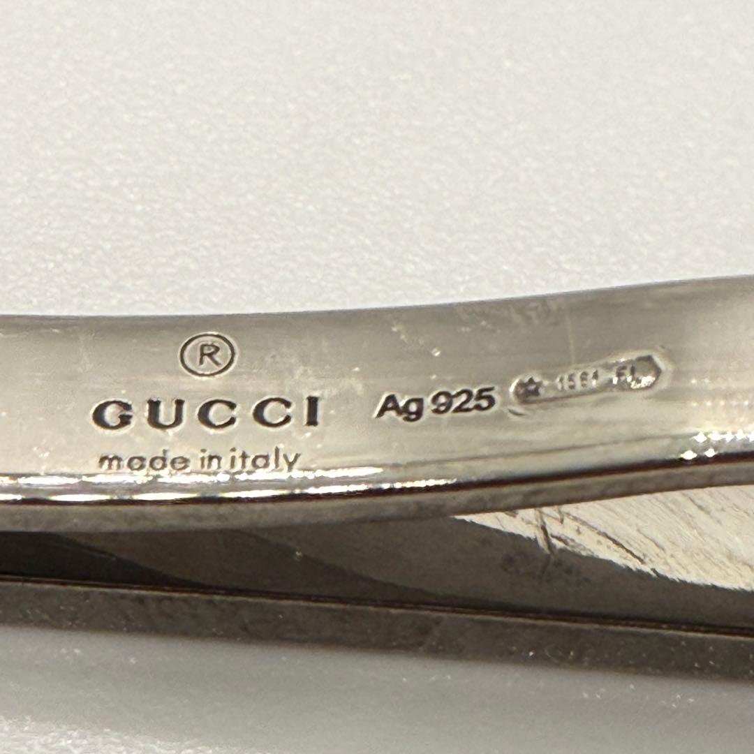 【美品】グッチ ディアマンテ ネクタイピン シルバー925 GUCCI