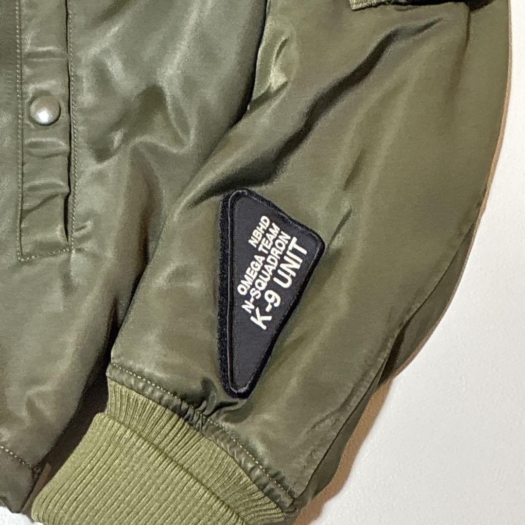 NEIGHBORHOOD ネイバーフッド 90s ワッペン付きMA-1 フライト