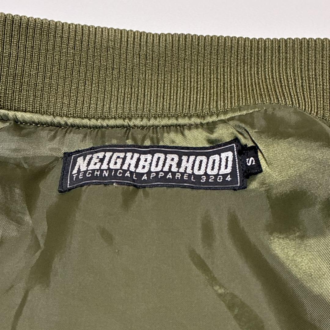 NEIGHBORHOOD ネイバーフッド 90s ワッペン付きMA-1 フライト