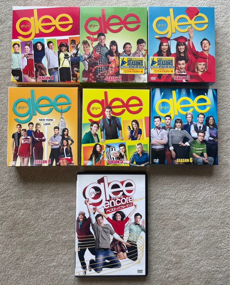 glee グリー コンプリートDVD シーズン1〜ファイナル　全巻　アンコール