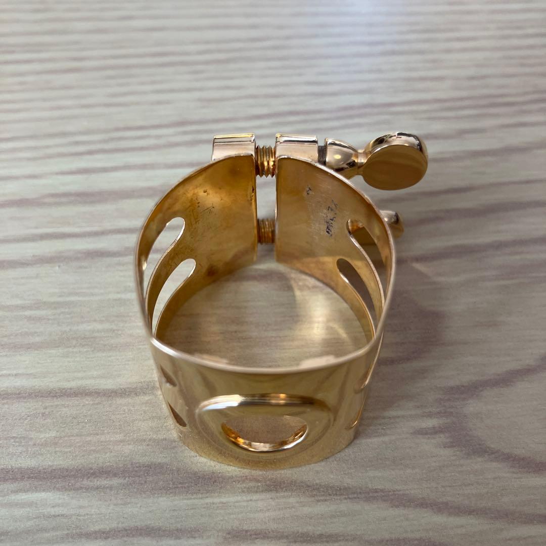 WoodStone リガチャー アルトサックス LAラバー用（GP）