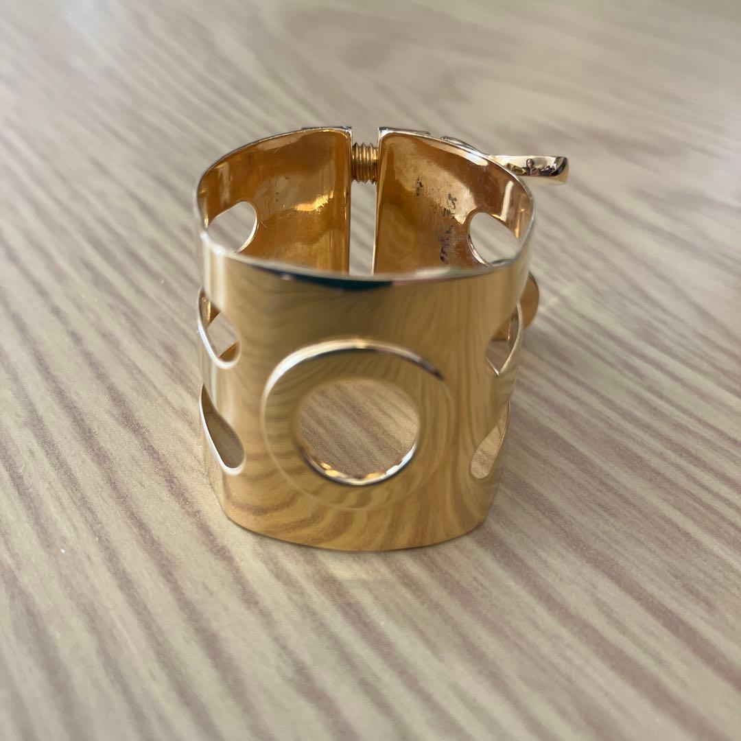 WoodStone リガチャー アルトサックス LAラバー用（GP）