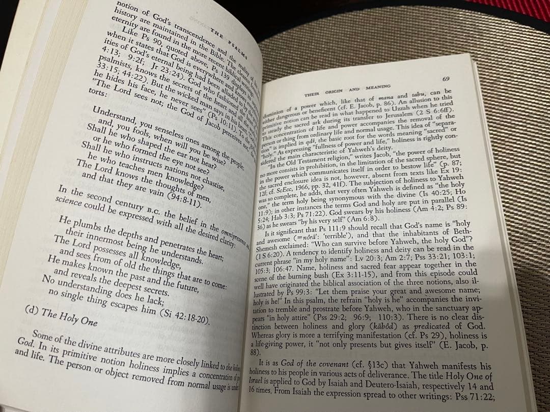 希少　THE PSALMS: THEIR ORIGIN AND MEANING