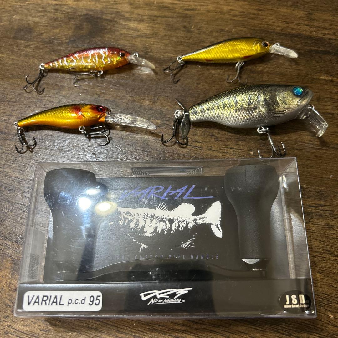 DRT VARIAL バリアルハンドル p.c.d 95 ブラック オマケ付き