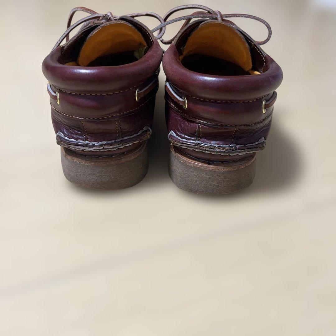 Timberland 3eyeバーガンディ デッキシューズ
