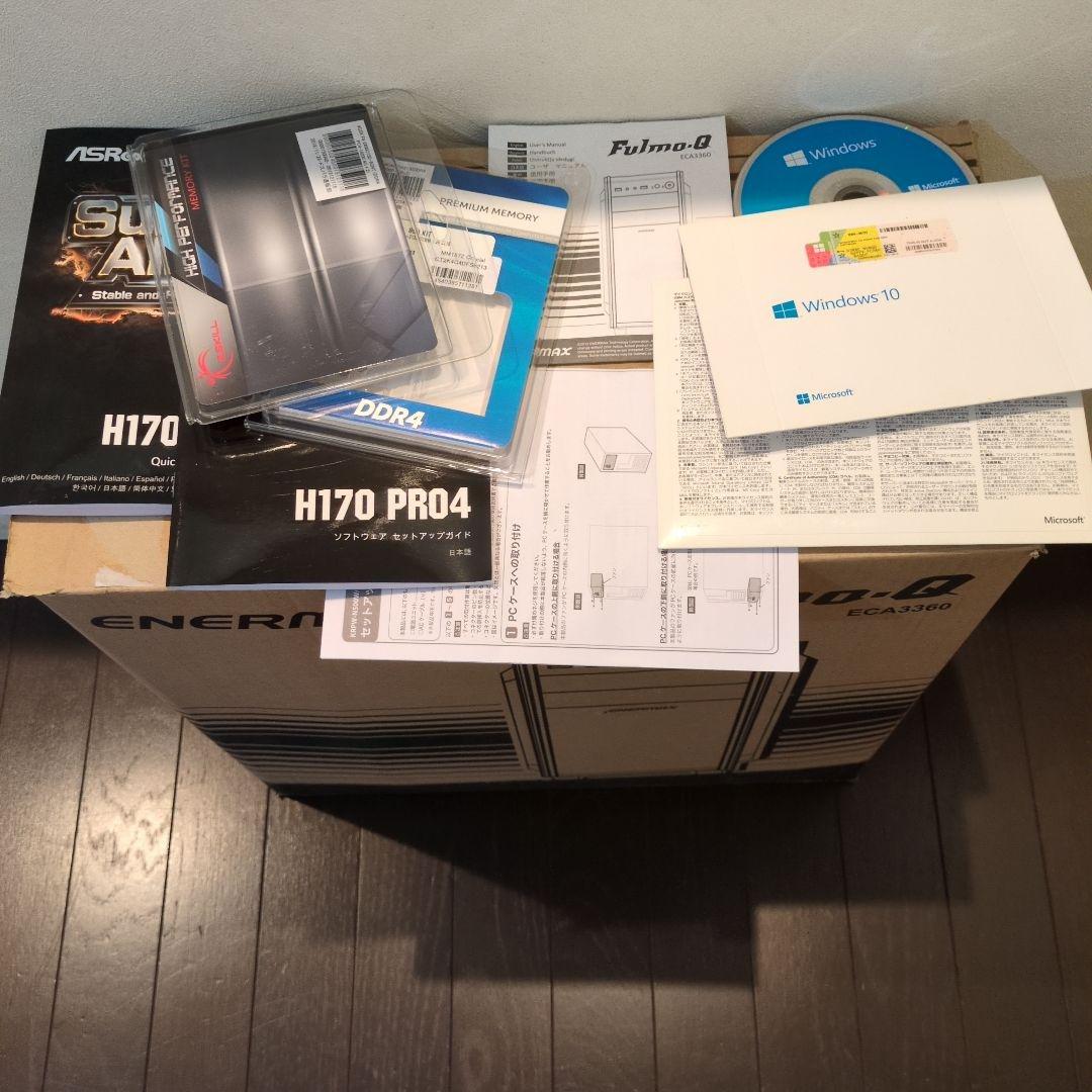 自作PC Win10 i5 16GB ASRock Blu-ray SSD