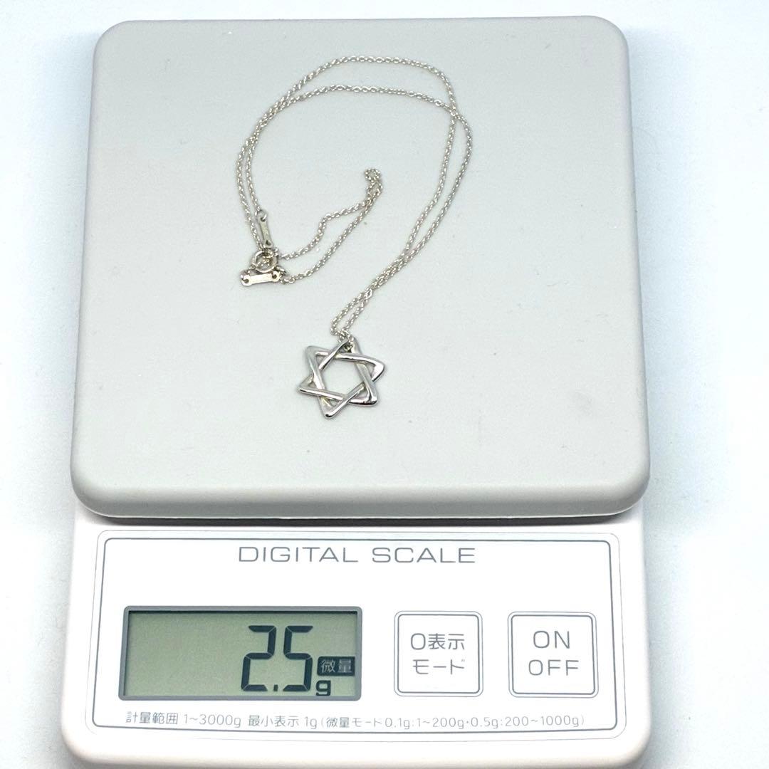 【美品】Tiffany ネックレス スターオブダビデ シルバー925