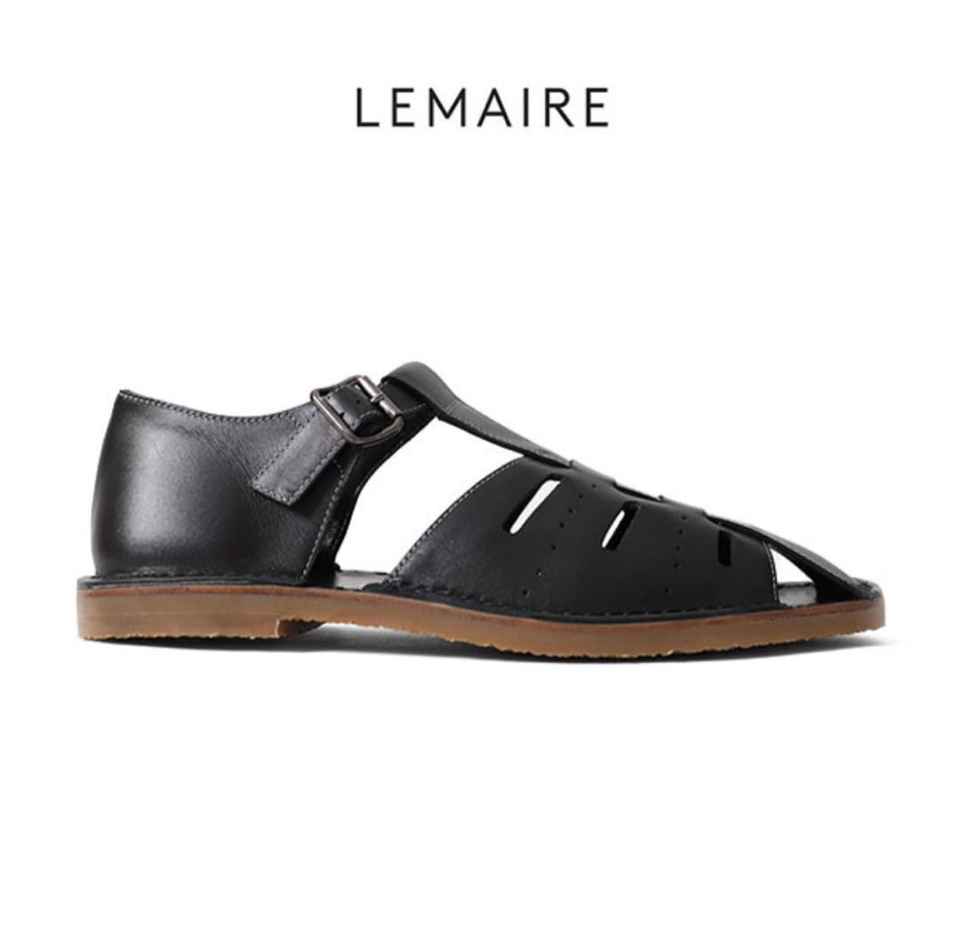 LEMAIRE ルメール レザー フィッシャーマン レザーサンダル 42