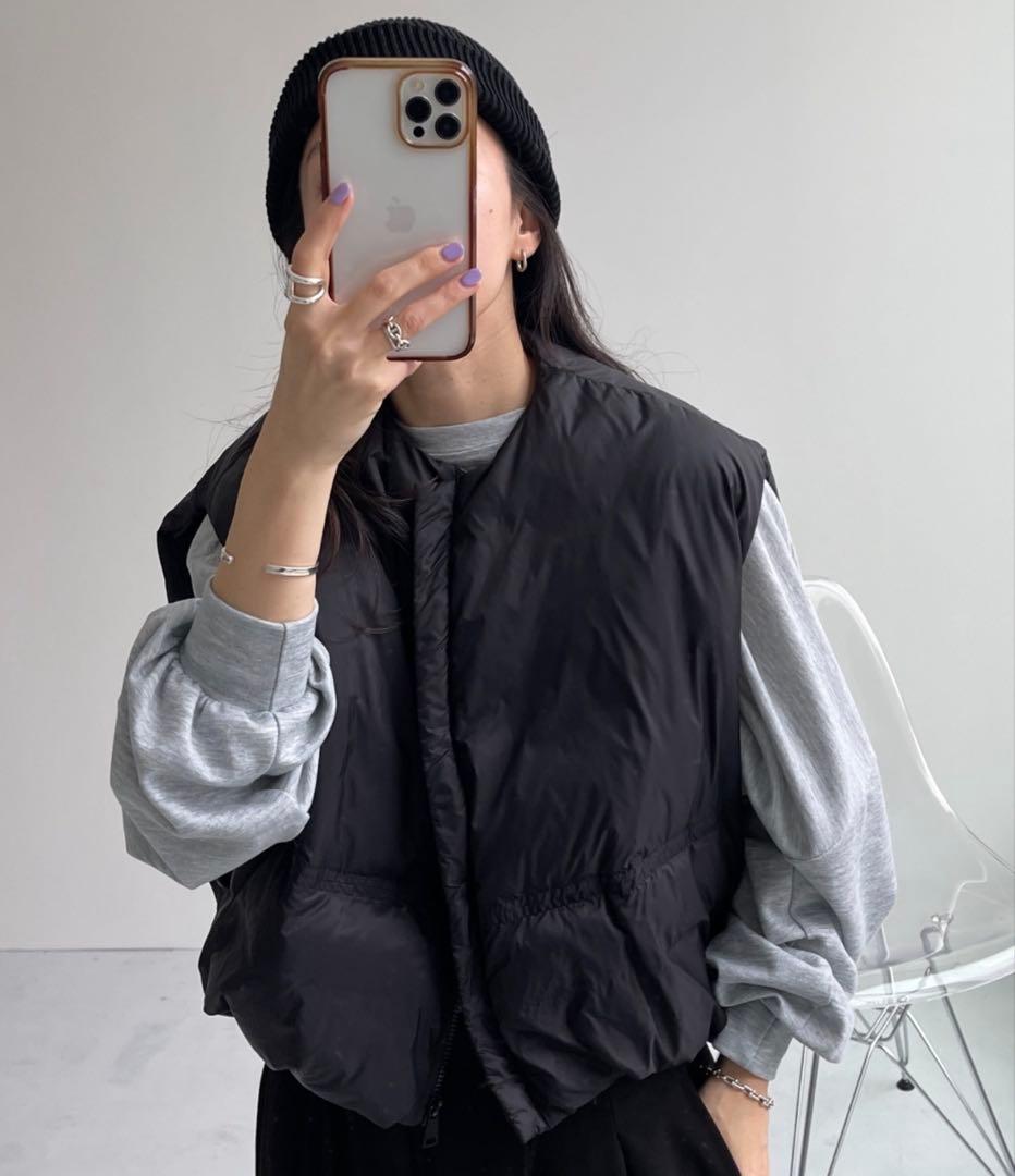 週末SALE egg down vest / エッグショートダウンベスト