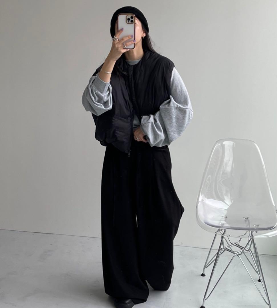 週末SALE egg down vest / エッグショートダウンベスト