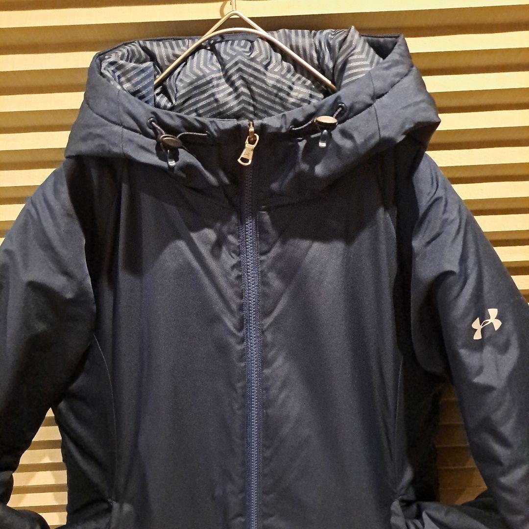 【UNDER ARMOUR】 M インサレーテッド ロングコート