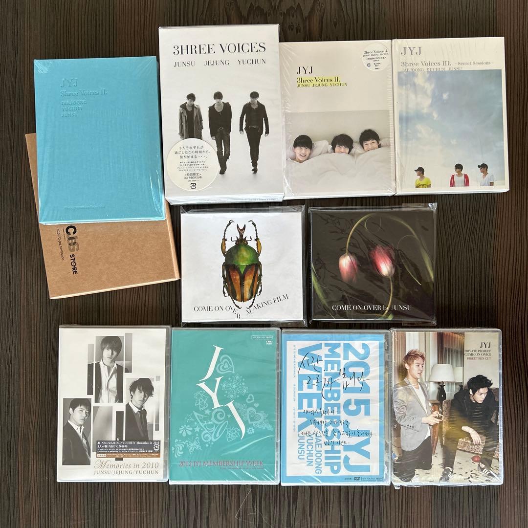 JYJ JUNSU/JEJUNG/YUCHUN DVD 10点 まとめ売り