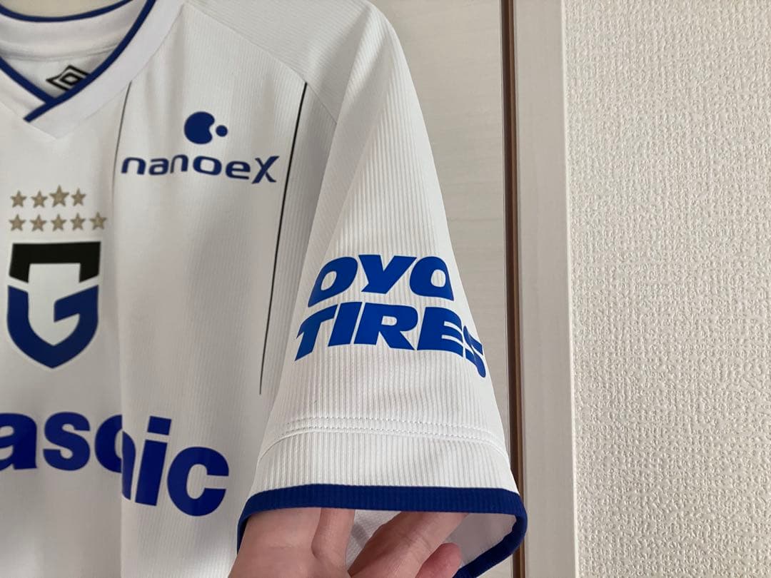 ガンバ大阪　アウェイ　ユニフォームUmbro シャツPanasonic