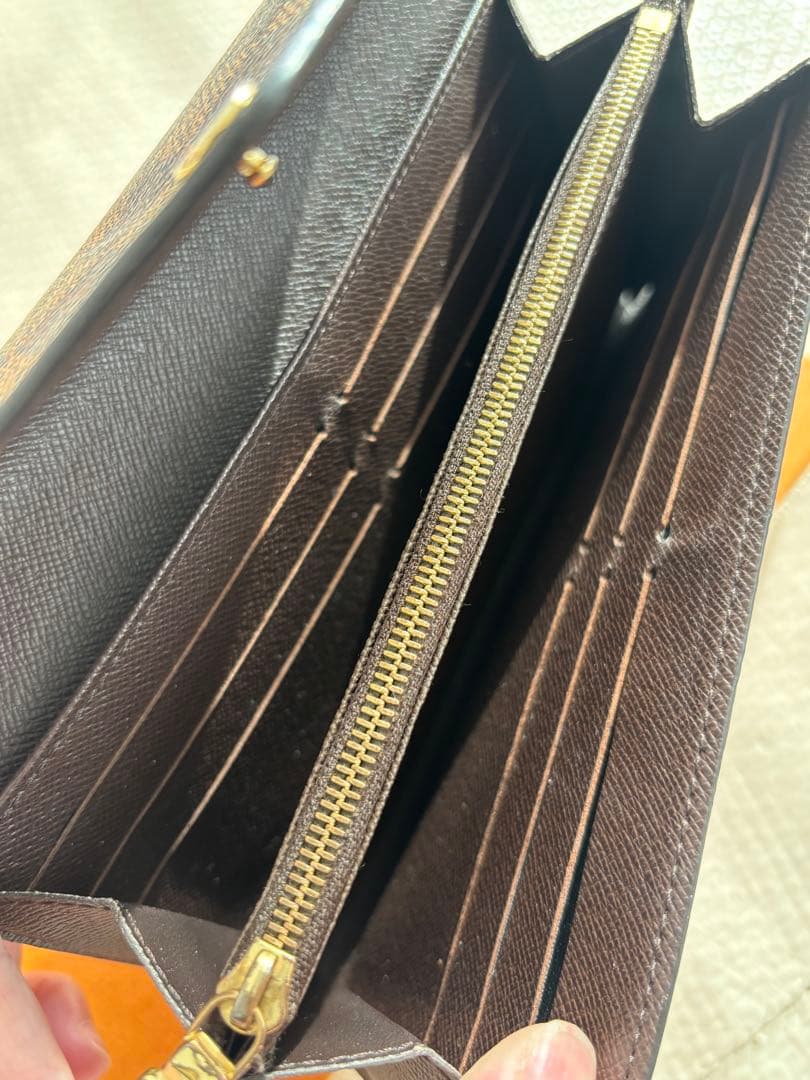 新型　美品　ルィヴィトン　ダミエ　ポルトフォイユ サラ　長財布