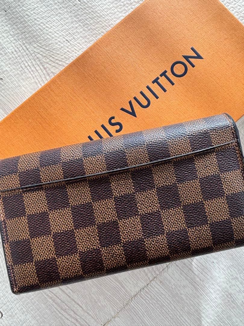 新型　美品　ルィヴィトン　ダミエ　ポルトフォイユ サラ　長財布