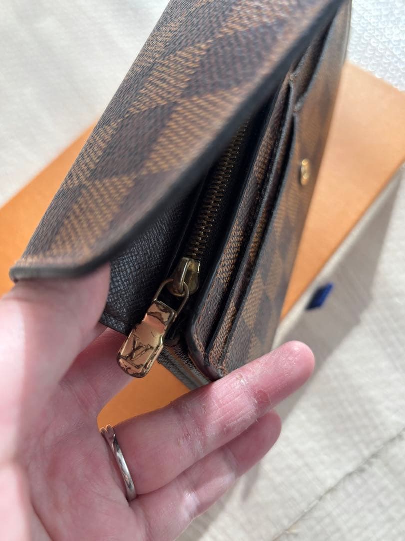 新型　美品　ルィヴィトン　ダミエ　ポルトフォイユ サラ　長財布
