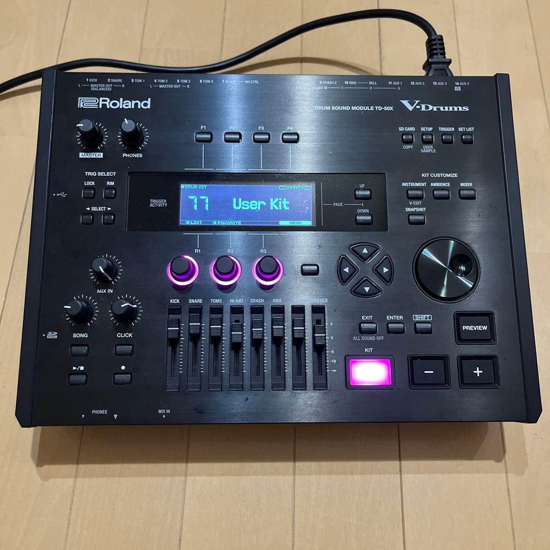 Roland TD-50X ドラムサウンドモジュール