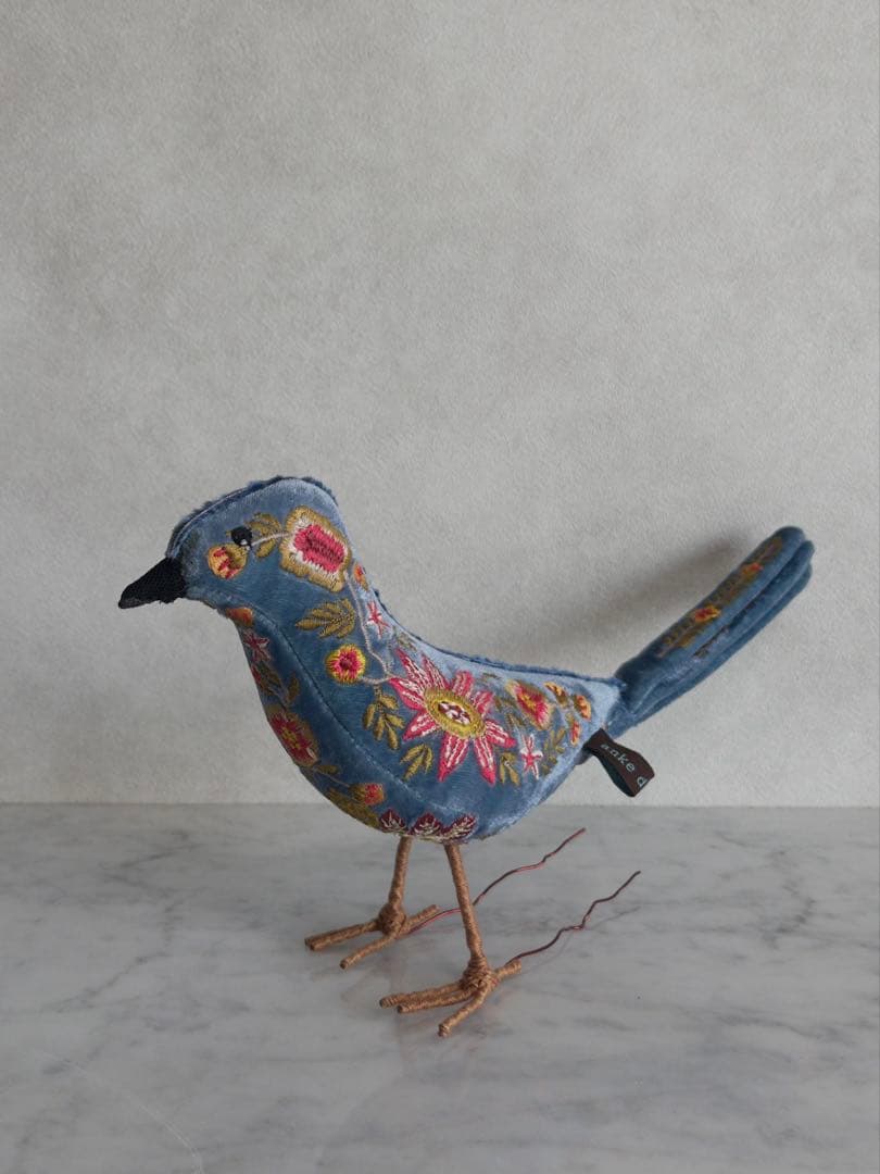 Anke Drechsel・青い鳥・シルクベルベット