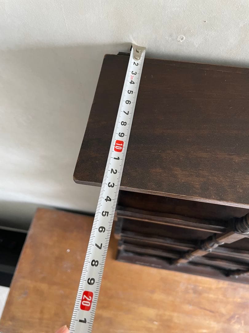 イギリス　ヴィンテージ　アンティーク飾り棚　ウォールシェルフ