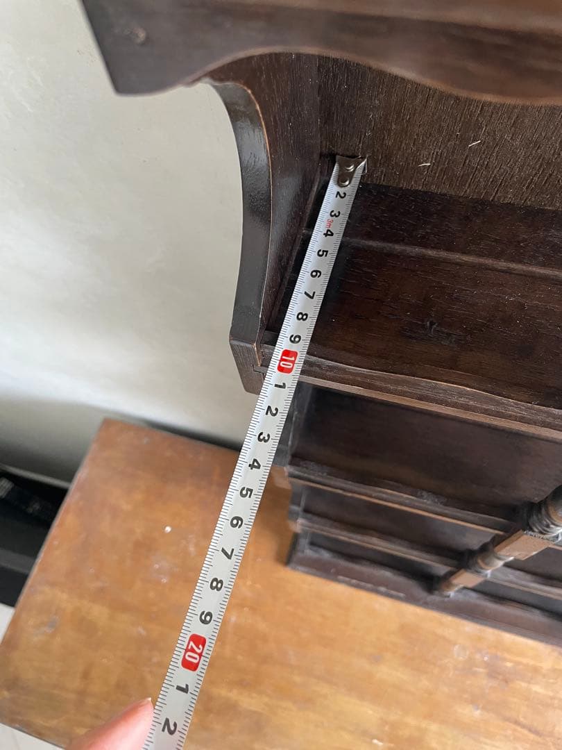 イギリス　ヴィンテージ　アンティーク飾り棚　ウォールシェルフ