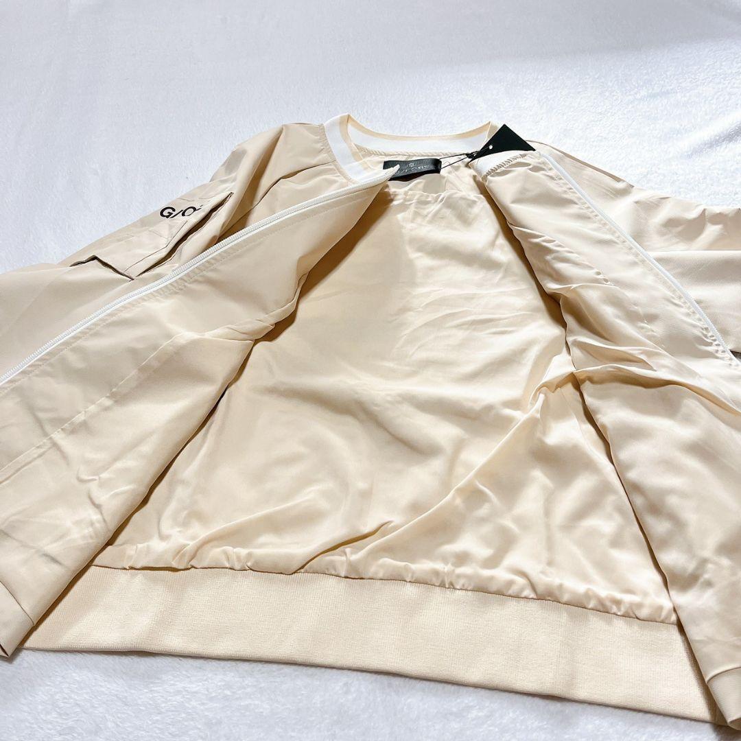 新品　G/FORE　ジーフォア　ゴルフ　ジャケット　ベージュ　Ｌ　レディース
