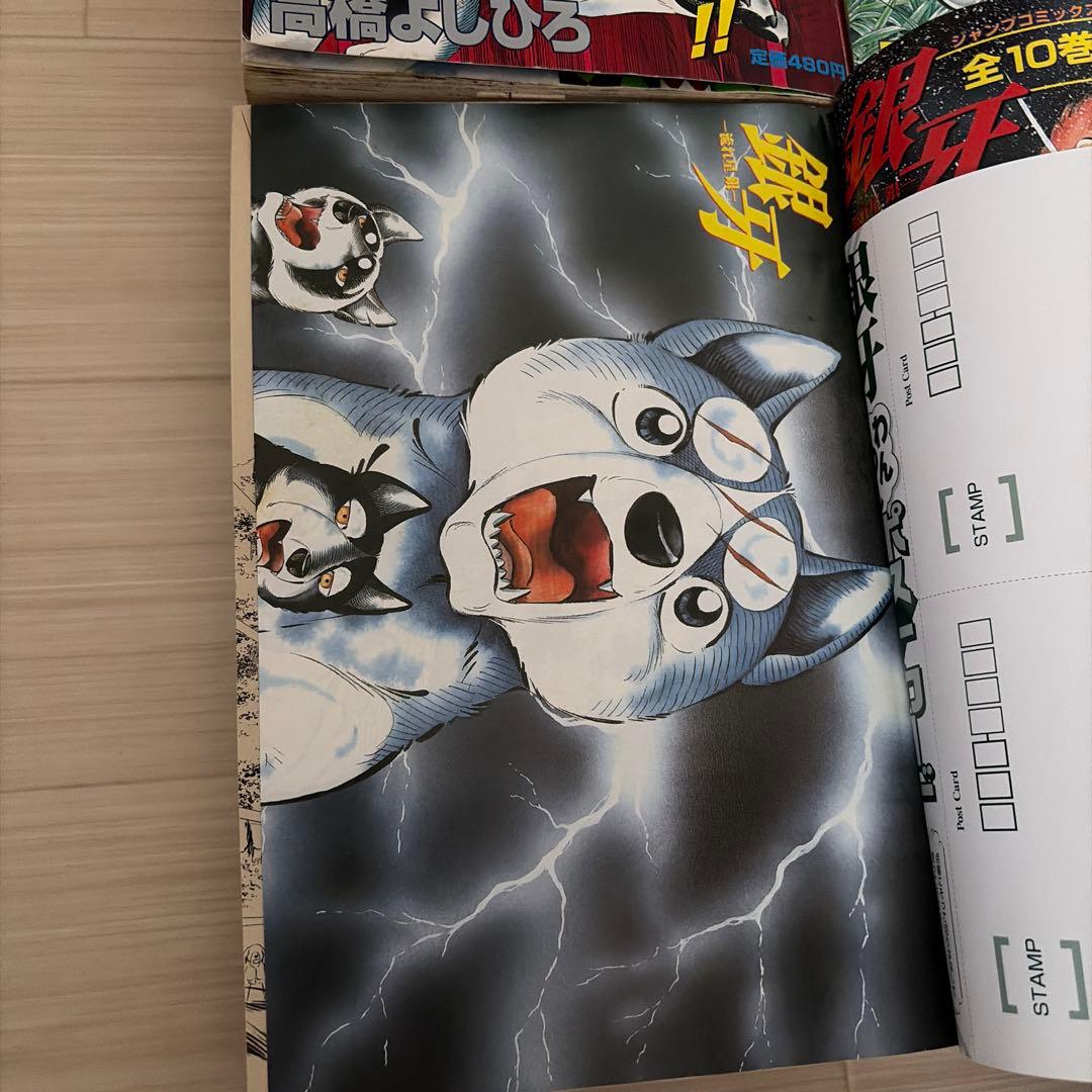 銀牙流れ星銀　総集編　6冊　ポスター　ポストカード付き　高橋よしひろ　漫画　雑誌