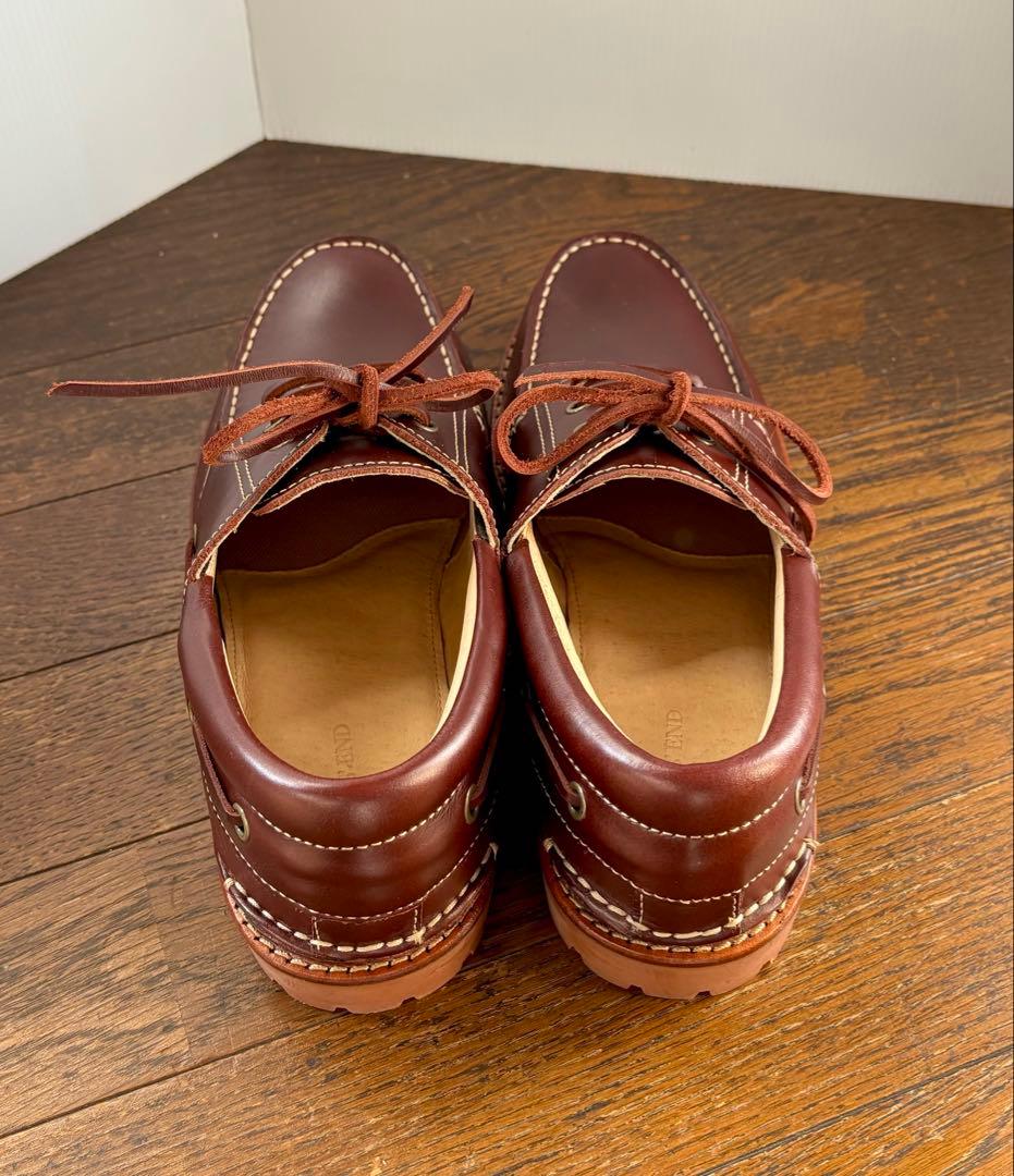 【Lands' End】ランズエンド レザーレースアップ ボートシューズ