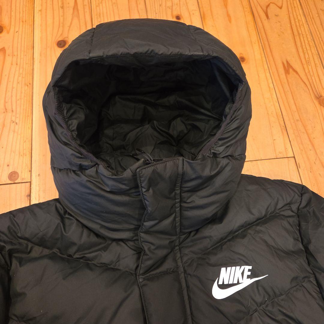 Nike フード付きダウンコート Lサイズ ブラック