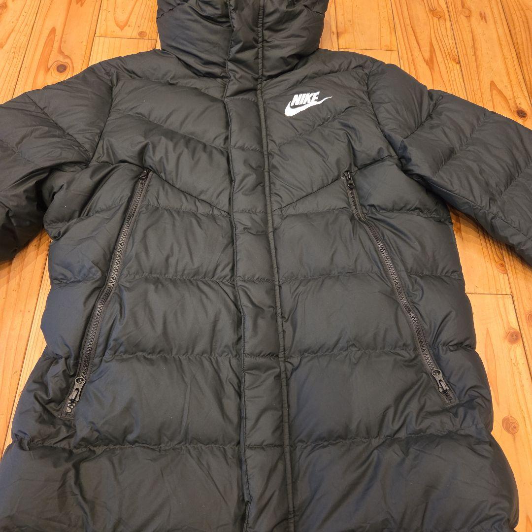 Nike フード付きダウンコート Lサイズ ブラック