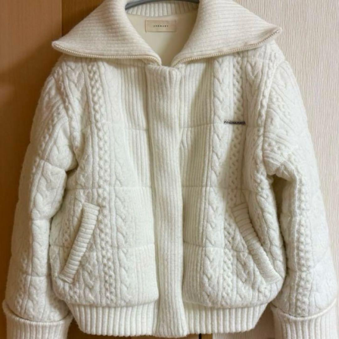 ジャケット・アウター andmary Mary quilting knit jacket