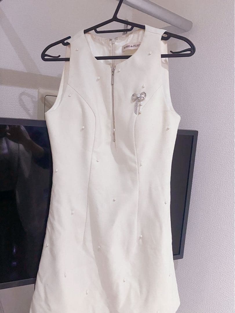 【ROBE de FLEURS/ローブドフルール】リボンビジュー [OF08]