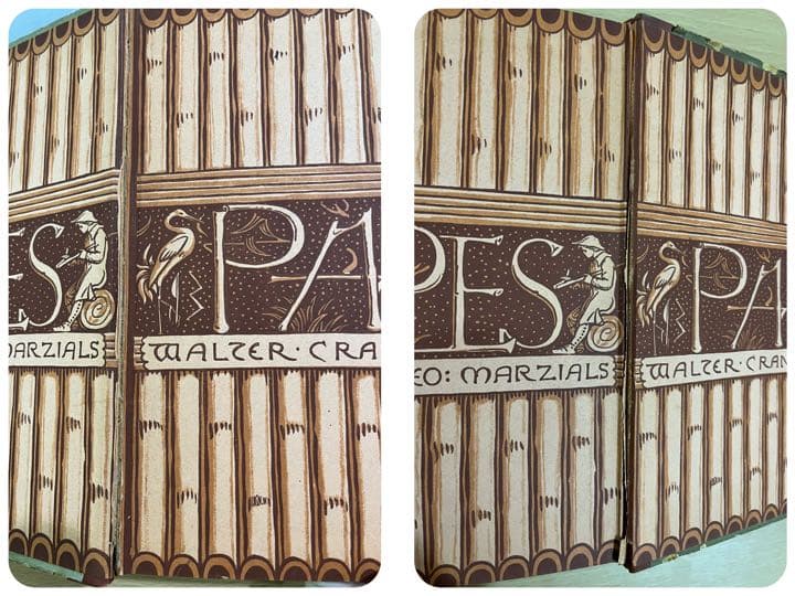 No.44超希少 アンティーク 古書 洋書 大型楽譜絵本 ウォルター・クレイン