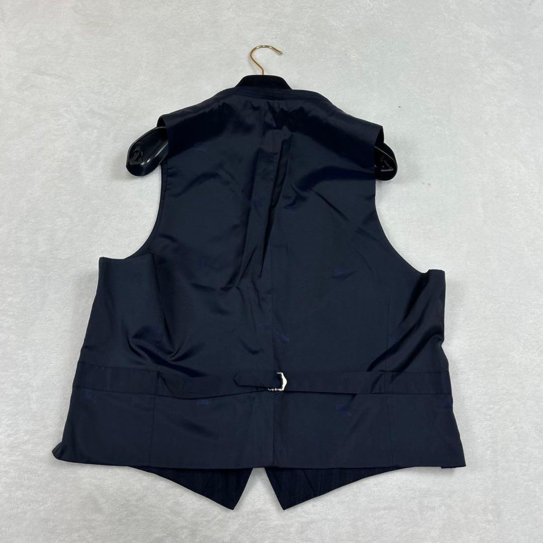 I236 M バーバリー カシミヤ混 スーツ上下 ネイビー メンズ