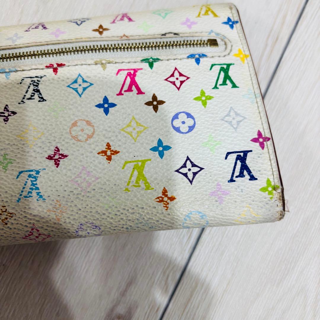 ルイヴィトン 長財布 マルチカラー ポルトフォイユ ウジェニ　モノグラム