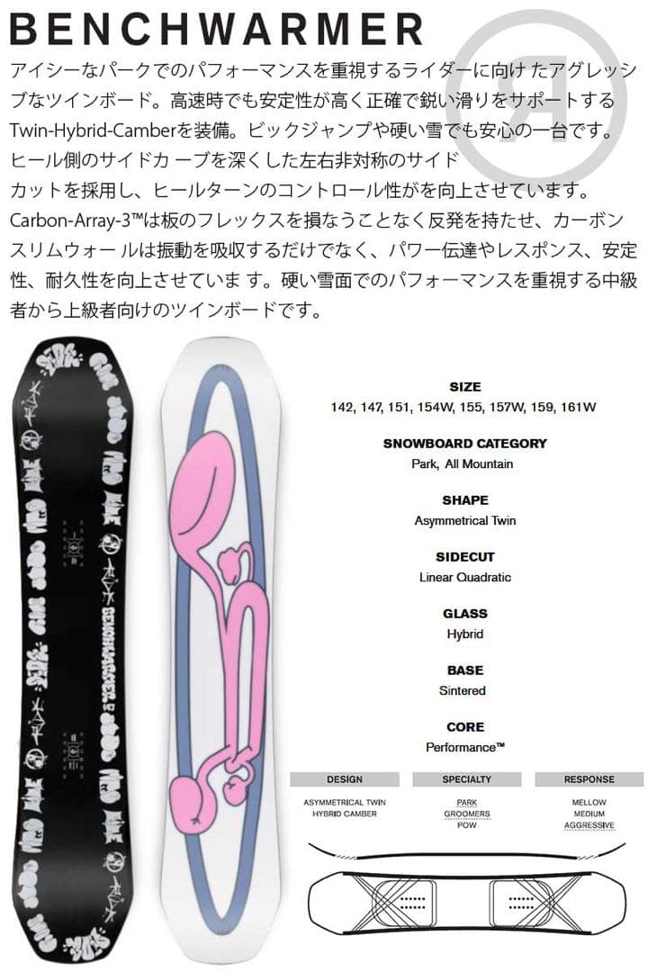 RIDE ベンチウォーマー151 ビンディング付 23-24