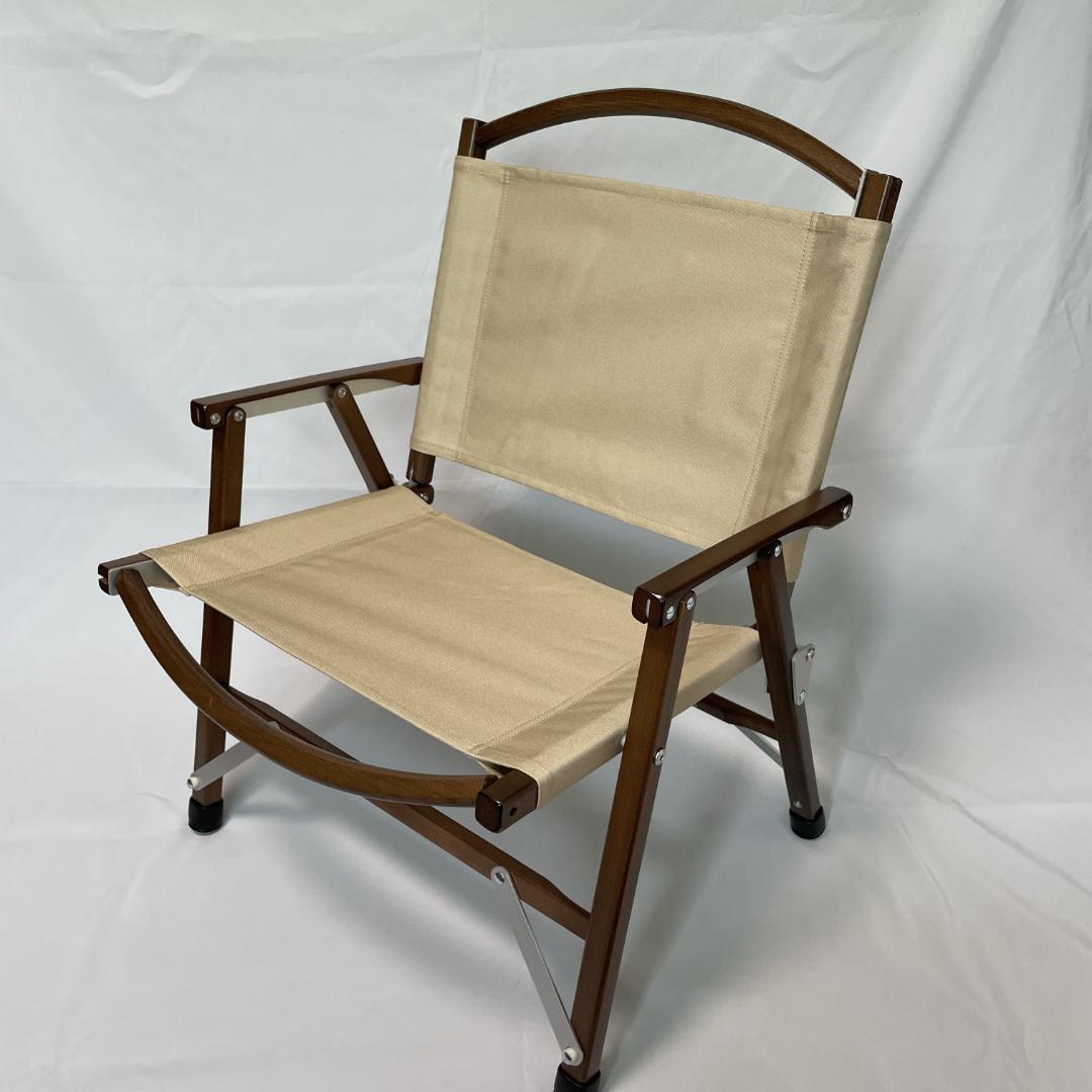 オーク材 カーミットチェア同規格品 ウォールナット カーミット ベージュ 新品