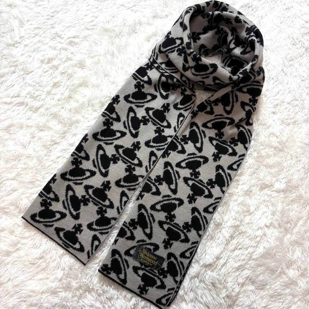 Vivienne Westwood リバーシブルマフラー オーブ ヴィヴィアン