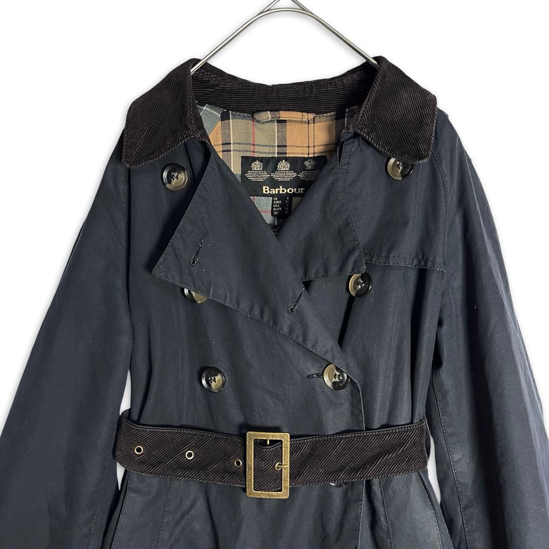 セール中⚡Barbour オイルドトレンチコート レディース 90s