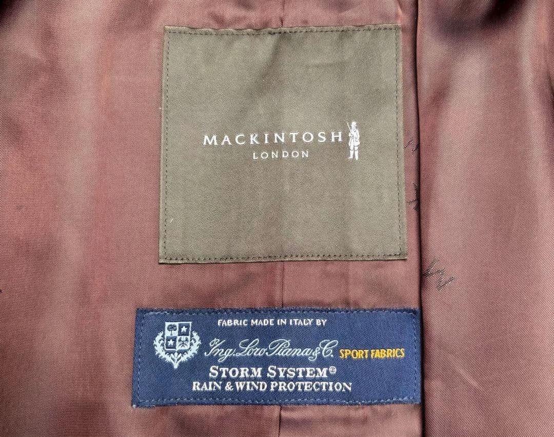 ロロピアーナ生地　MACKINTOSH LONDON トレンチコート　ロング丈