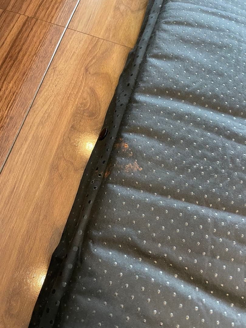 クイックキャンプ 車中泊マット 8cm ダブル グレー キャンプ 極厚