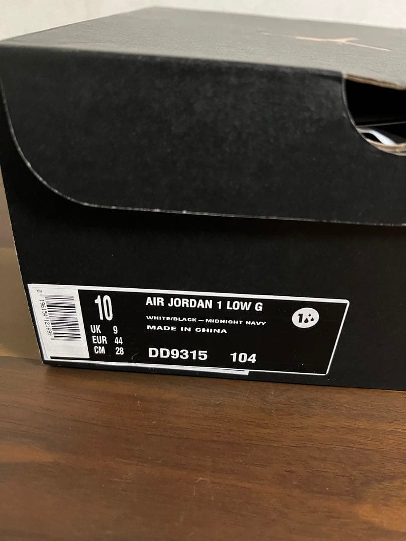 ナイキエアジョーダン1 ゴルフシューズ　28.0cm　ミッドナイトネイビー